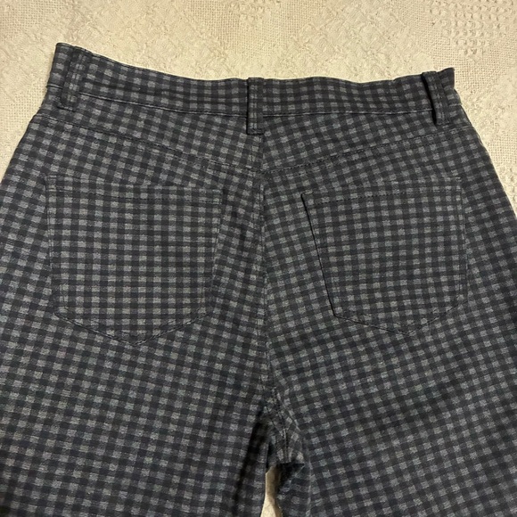 Gloria Vanderbilt Amanda Pants Trousers Stretch Black and Gray Plaid Size 8 - Picture 8 of 11